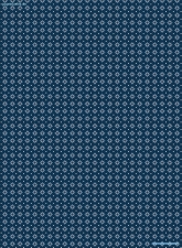 Geschenkpapier Stern-Blumen-Muster, blau