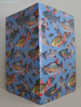Geschenkpapier Meeresfische auf Blau (5 Bogen)