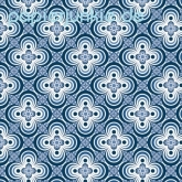 Geschenkpapier Vierpa, Blume blau