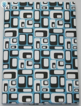Geschenkpapier Mosaik, blau