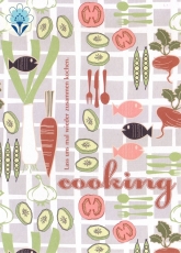 Postkarte Cooking