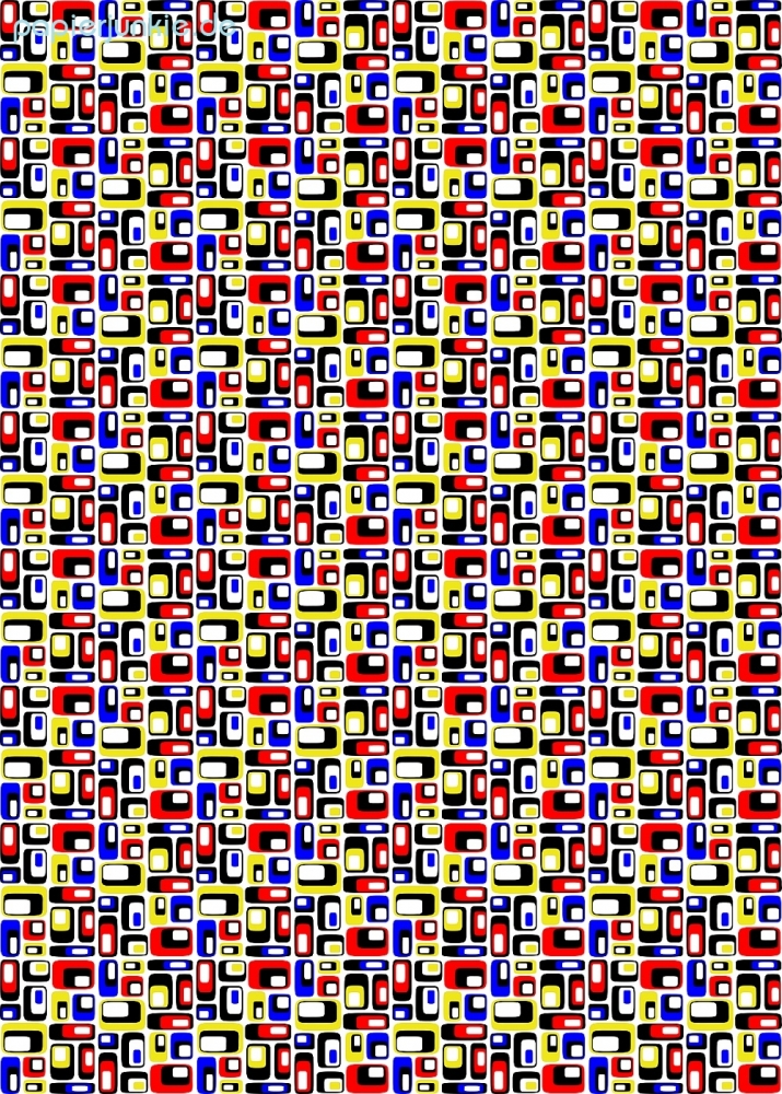 Geschenkpapier Mosaik, Bauhaus