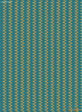 Geschenkpapier Kleine Fische, Orange auf Blau