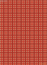 Geschenkpapier Retro-Spots, rot