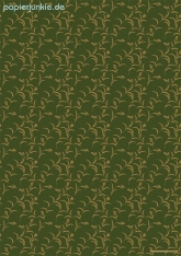 Geschenkpapier Schilf, grün (5 Bogen)