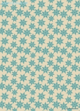 Geschenkpapier Ornament-Sterne, blau