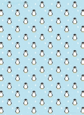 Geschenkpapier Pinguine