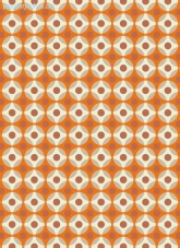 Geschenkpapier Flower Dots, orange